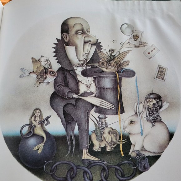 The Magic Circus Hardcover Book 1979 Wayne Anderson And Christopher Logue RARE - Picture 6 of 12